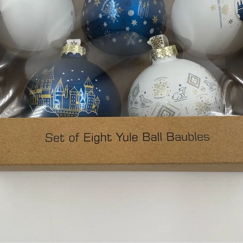 NIB NWT Harry Potter‎ New York Store Yule Ball Christmas Ornament Baubles Set